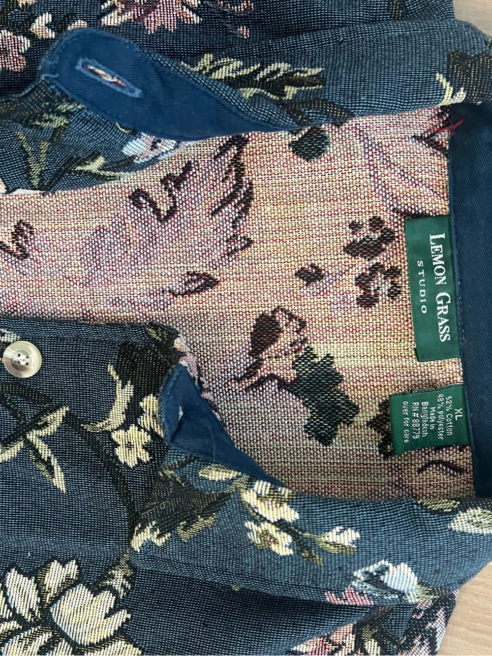 Floral Tapestry Shacket - Picture 3 of 10